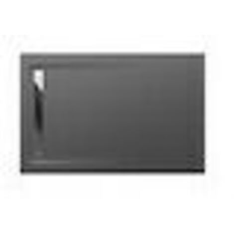 Receveur de douche extra plat en Stonex® Aquos - 1400x900mm - Gris Ardoise
