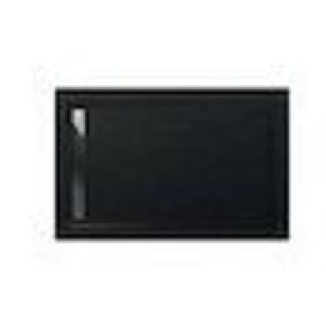 Receveur de douche extra plat en Stonex® Aquos - 1400x900mm - Noir