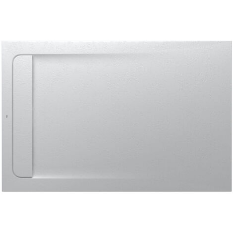 Receveur de douche extra plat en Stonex® Aquos - 1400x900mm - Perle