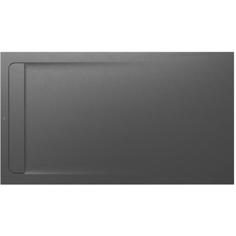Receveur de douche extra plat en Stonex® Aquos - 1600x1000mm - Onyx
