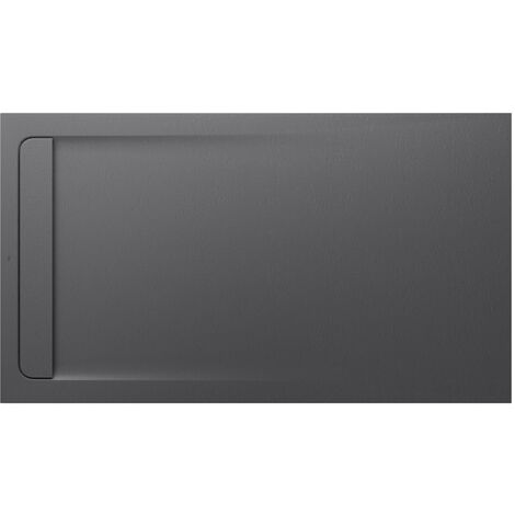 Receveur de douche extra plat en Stonex® Aquos - 1800x1000mm - Gris Ardoise