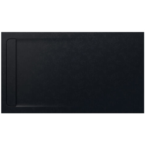 Receveur de douche extra plat en Stonex® Aquos - 1800x1000mm - Noir