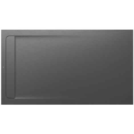 Receveur de douche extra plat en Stonex® Aquos - 1800x1000mm - Onyx