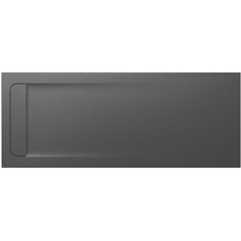 Receveur de douche extra plat en Stonex® Aquos - 1800x700mm - Onyx