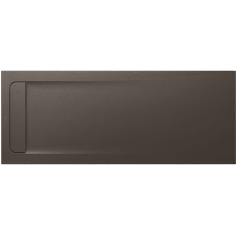 Receveur de douche extra plat en Stonex® Aquos - 1800x800mm - Café