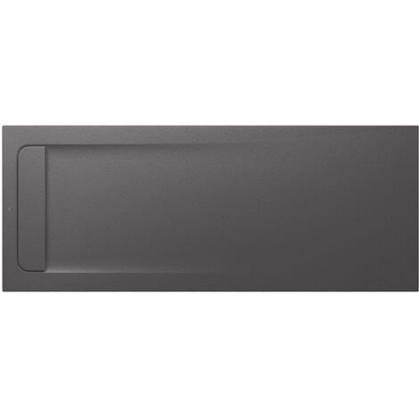 Receveur de douche extra plat en Stonex® Aquos - 1800x800mm - Onyx