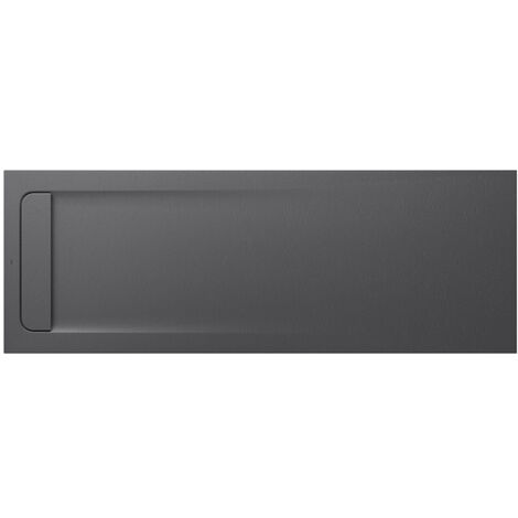 Receveur de douche extra plat en Stonex® Aquos - 2000x700mm - Gris Ardoise