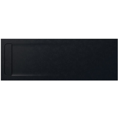 Receveur de douche extra plat en Stonex® Aquos - 2000x700mm - Noir
