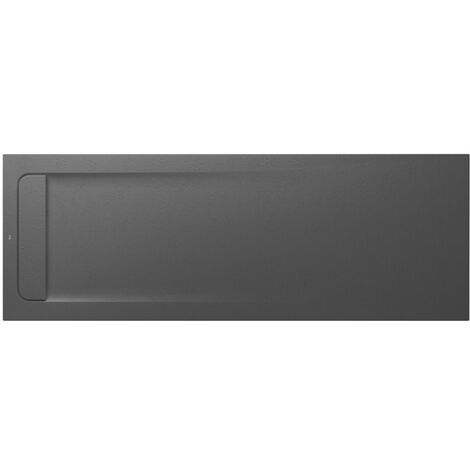 Receveur de douche extra plat en Stonex® Aquos - 2000x700mm - Onyx
