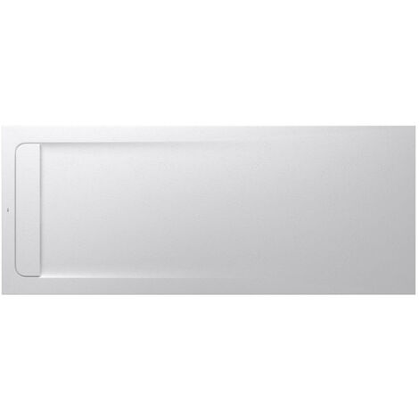 Receveur de douche extra plat en Stonex® Aquos - 2000x800mm - Blanc