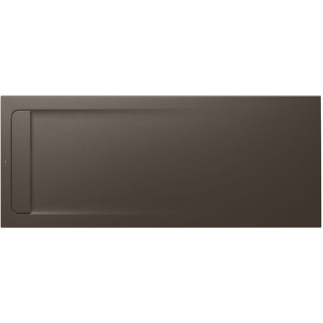 Receveur de douche extra plat en Stonex® Aquos - 2000x800mm - Café
