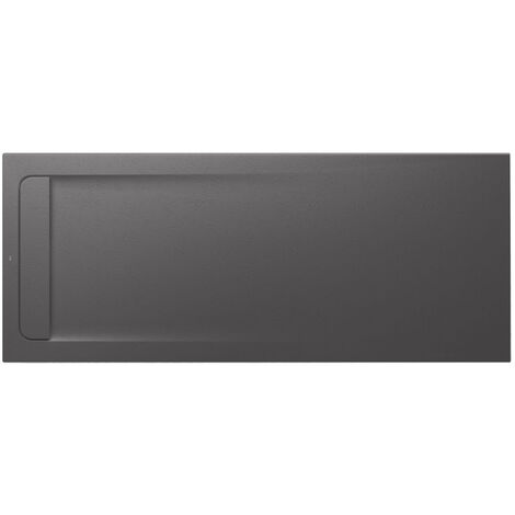 Receveur de douche extra plat en Stonex® Aquos - 2000x800mm - Onyx