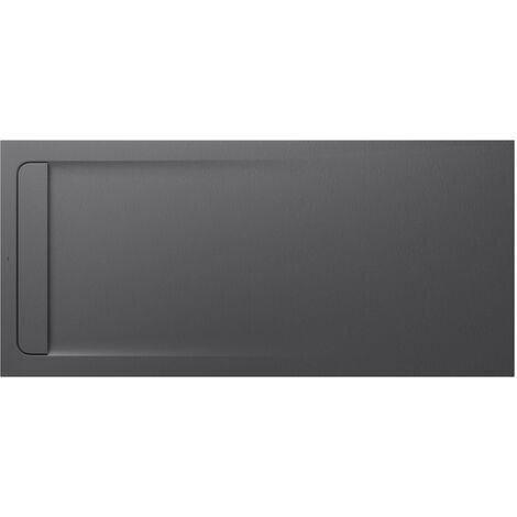 Receveur de douche extra plat en Stonex® Aquos - 2000x900mm - Gris Ardoise