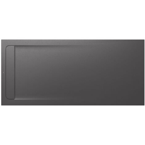 Receveur de douche extra plat en Stonex® Aquos - 2000x900mm - Onyx