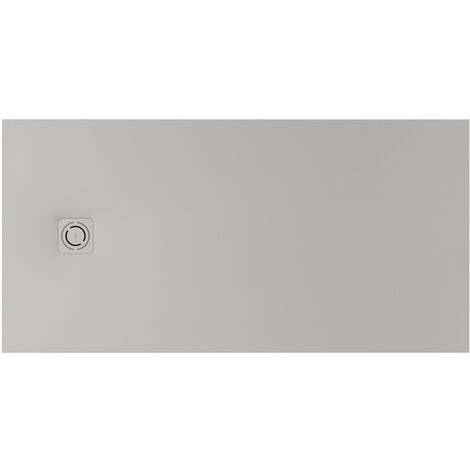 Receveur de douche extra plat en Stonex® Terran-N+Grille Twist - 1000x900mm - Perle