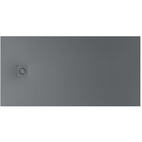 Receveur de douche extra plat en Stonex® Terran-N+Grille Twist - 1200x900mm - Gris Ardoise