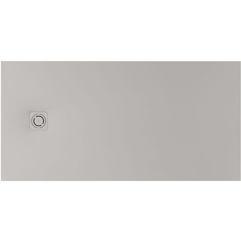 Receveur de douche extra plat en Stonex® Terran-N+Grille Twist - 1200x900mm - Perle