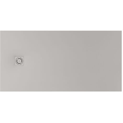 Receveur de douche extra plat en Stonex® Terran-N+Grille Twist - 2000x1000mm - Perle