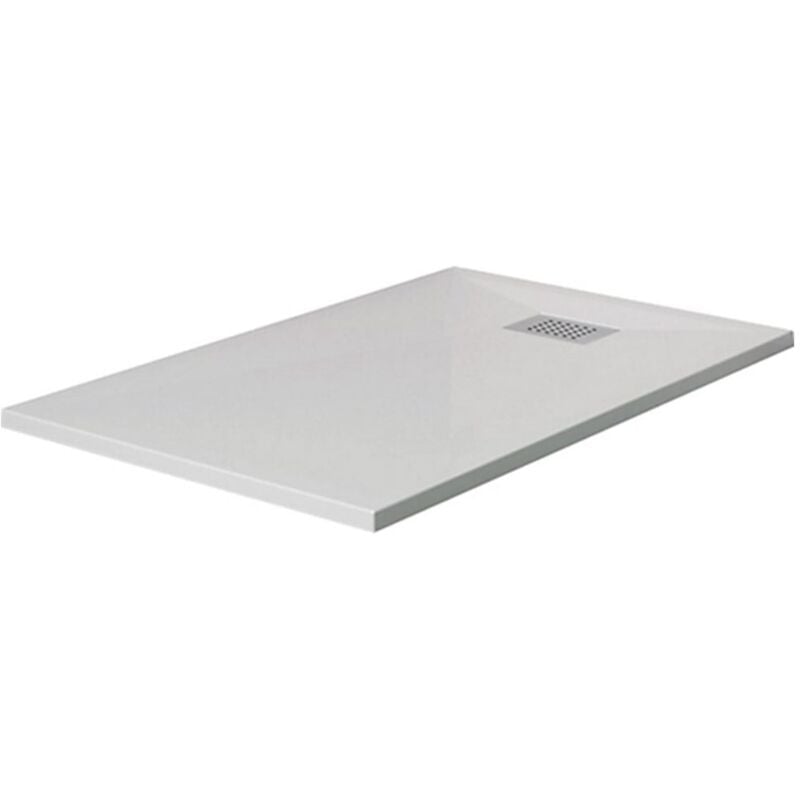 Receveur de douche Kinedo Kinesurf biotec rectangle Blanc 160 x 70 x 4 bonde centre largeur