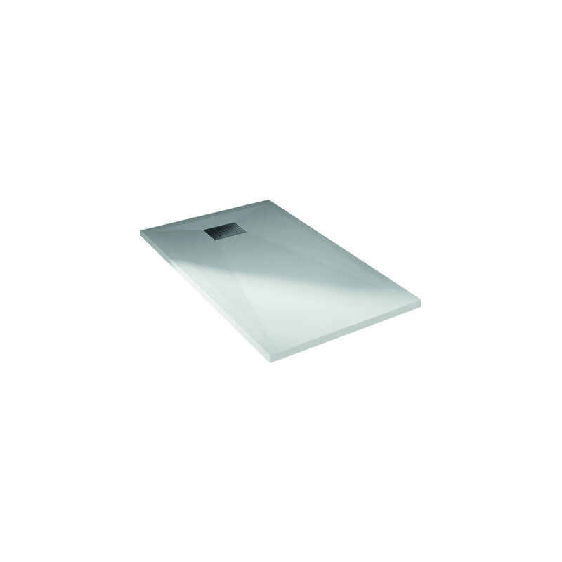 Kinedo - Receveur rectangulaire kinesurf - 140 x 80 cm - Blanc brillant