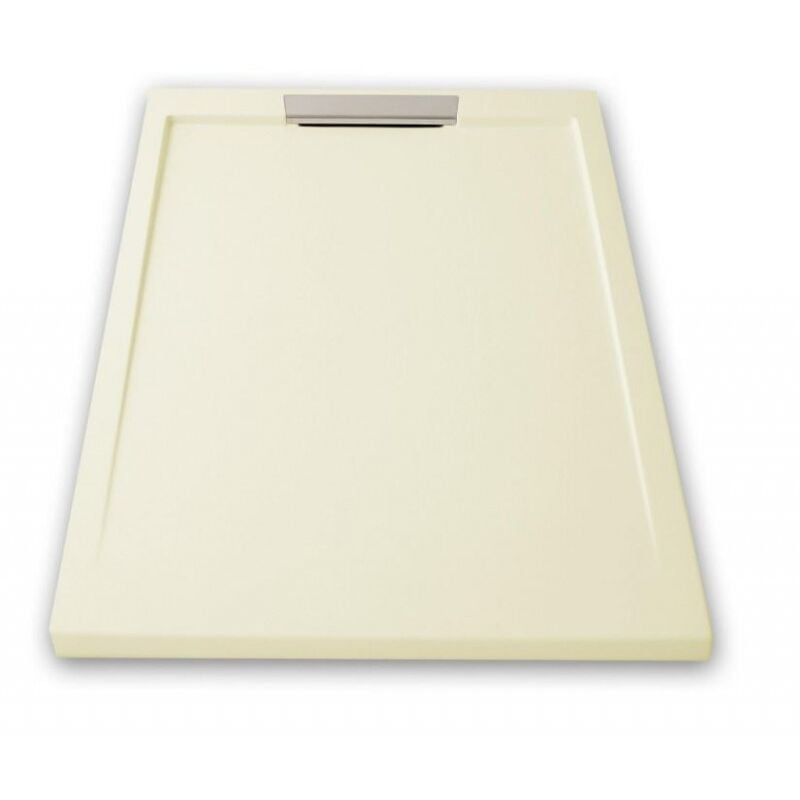 Receveur de douche extra plat neo inox Beige clair 90X160