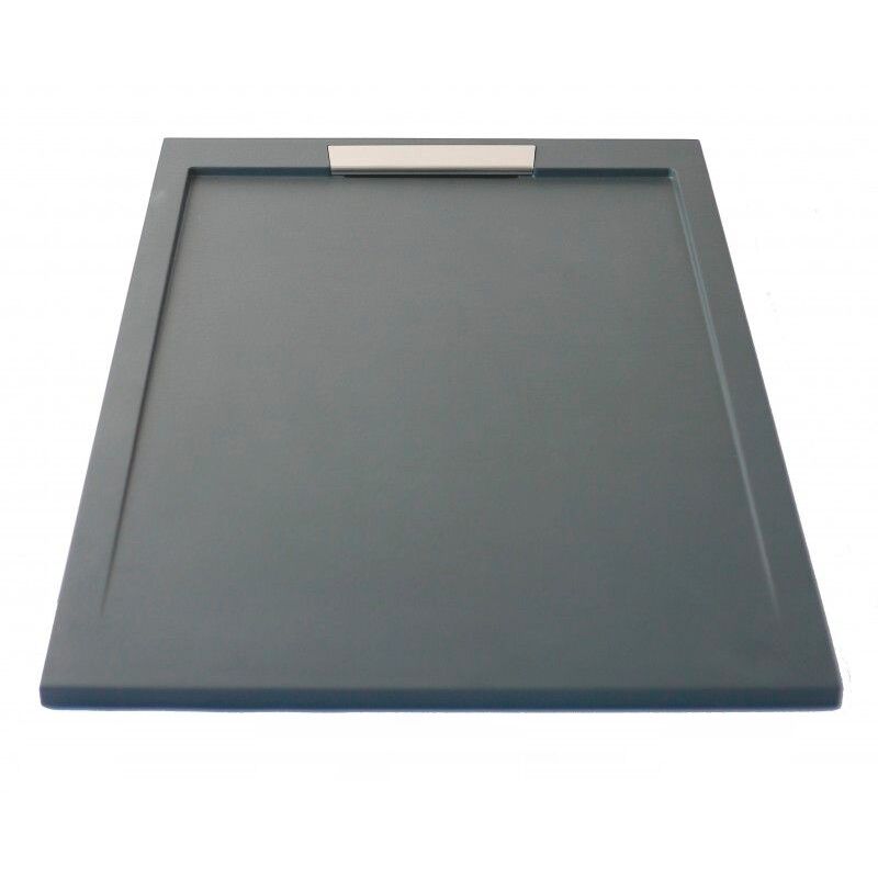 Receveur de douche extra plat neo inox Gris ardoise Ral 7016 90X140