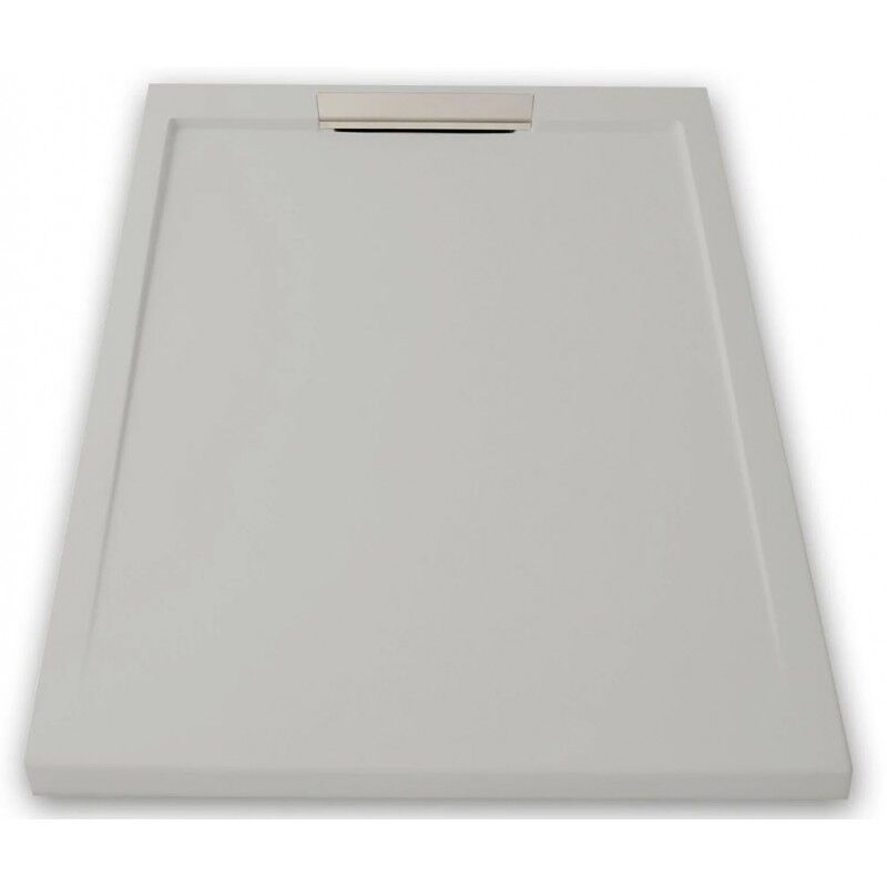 Receveur de douche extra plat neo inox Gris poussière Ral 7037 80X160