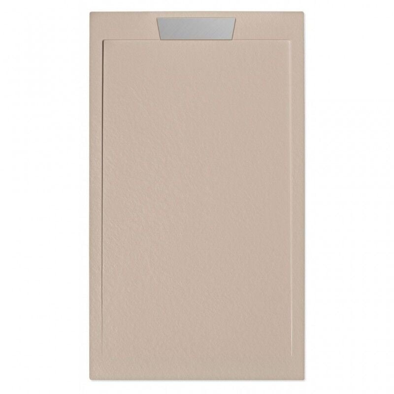 Receveur de douche extra plat neo inox Moka Ral 1019 90x100