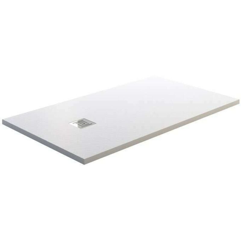 GME - Receveur de douche extra plat ardesia Blanc Mesure: 160x80