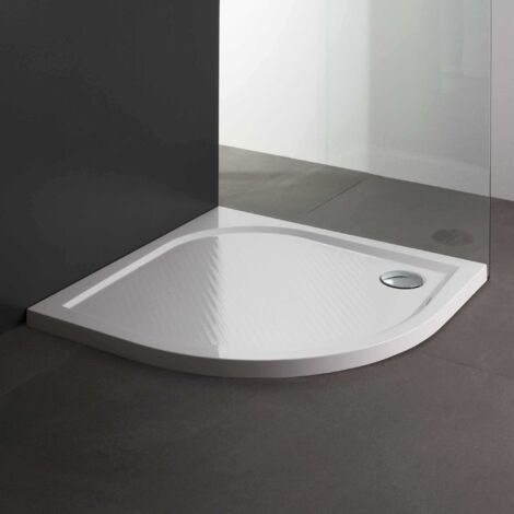 Receveur De Douche Fin Semi-Circulaire En Résine 80 Cm Klio