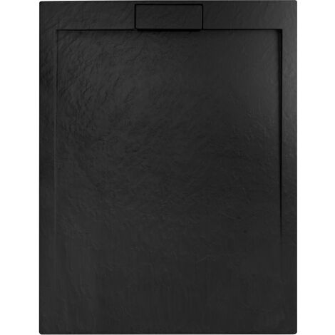 RECEVEUR DE DOUCHE GRAND BLACK 80X100