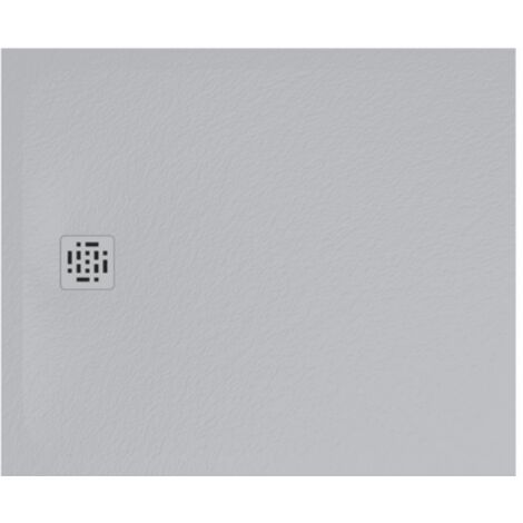 Receveur de douche gris 100x120 cm Série Globo Docciapietra DP12100502  Gris - Mineralsolid