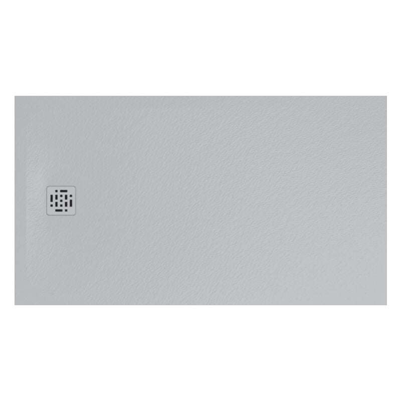 Receveur de douche gris 90x160 cm Série Globo Docciapietra DP16090502 Gris - Mineralsolid