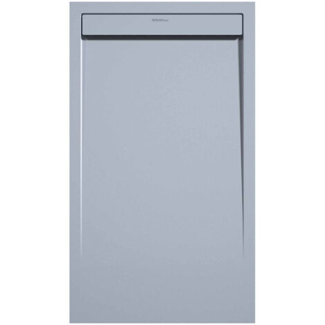 Receveur de douche Gris, finition Lisse Stone SMART, grille de couleur - 120 x 80 cm