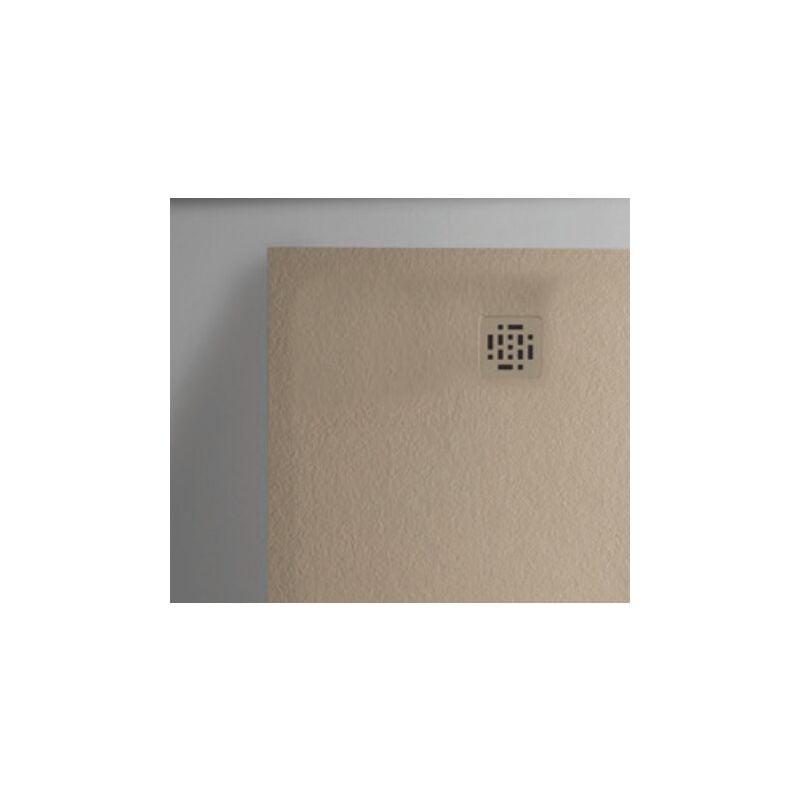 Ceramica Globo - Receveur de douche gris tourterelle 80x100 cm Série Globo DP10080505 Mineralsolid - Tortora