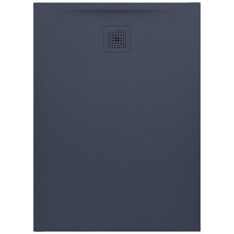 Receveur de douche LAUFEN PRO rectangulaire, bonde côté court 1100 x 800 x 33 mm anthracite LAUFEN