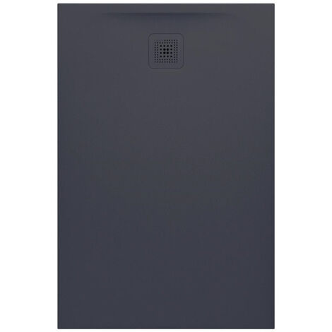 Receveur de douche LAUFEN PRO rectangulaire, bonde côté court 1200 x 800 x 33 mm anthracite LAUFEN