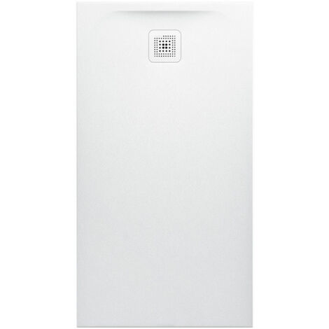 Receveur de douche LAUFEN PRO rectangulaire, bonde côté court 1300 x 700 x 38 mm anthracite LAUFEN