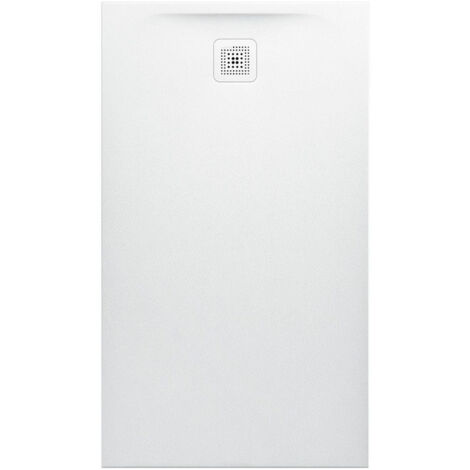 Receveur de douche LAUFEN PRO rectangulaire, bonde côté court 1400 x 800 x 38 mm anthracite LAUFEN
