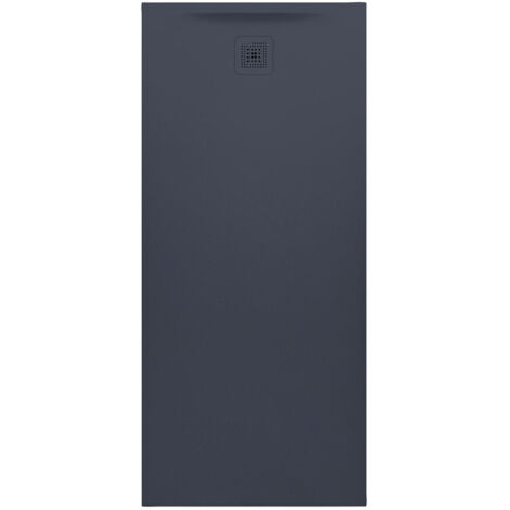 Receveur de douche LAUFEN PRO rectangulaire, bonde côté court 1700 x 800 x 46 mm anthracite LAUFEN
