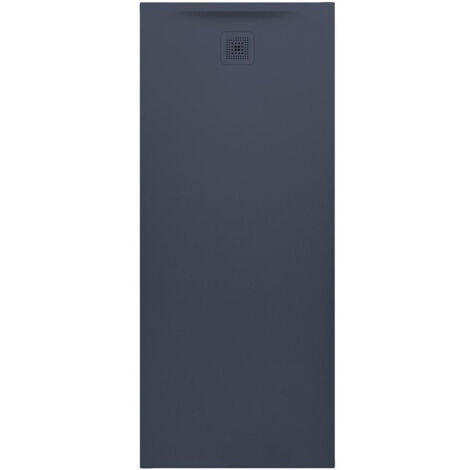 Receveur de douche LAUFEN PRO rectangulaire, bonde côté court 1800 x 750 x 46 mm anthracite LAUFEN