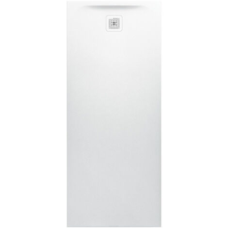 Receveur de douche LAUFEN PRO rectangulaire, bonde côté court 1800 x 750 x 46 mm blanc mat LAUFEN