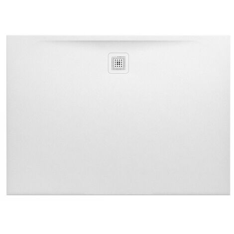 Receveur de douche LAUFEN PRO rectangulaire, bonde côté long 1400 x 1000 x 30 mm blanc mat LAUFEN