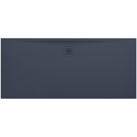 Receveur de douche LAUFEN PRO rectangulaire, bonde côté long 1800 x 800 x 33 mm anthracite LAUFEN