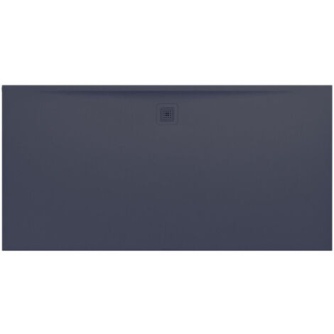 Receveur de douche LAUFEN PRO rectangulaire, bonde côté long 2000 x 1000 x 36 mm anthracite LAUFEN
