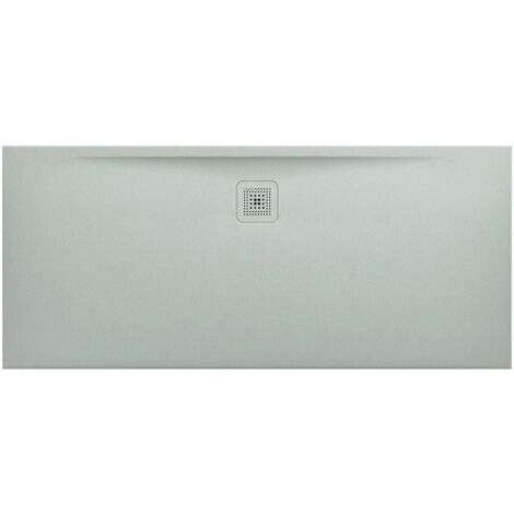 Receveur de douche LAUFEN PRO, rectangulaire, écoulement latéral long, 1600 x 700 x 32 mm, gris clair LAUFEN