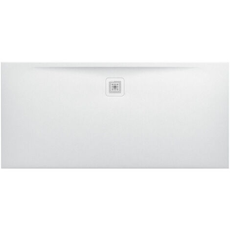 Receveur de douche LAUFEN PRO, rectangulaire, écoulement latéral long, 1600 x 750 x 32 mm, LAUFEN blanc mat