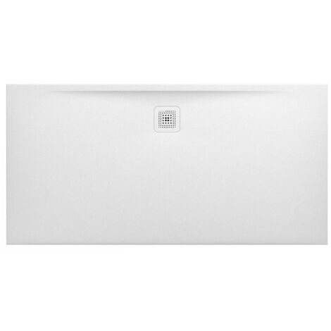 Receveur de douche LAUFEN PRO, rectangulaire, écoulement latéral long, 1600 x 800 x 32 mm, LAUFEN blanc mat