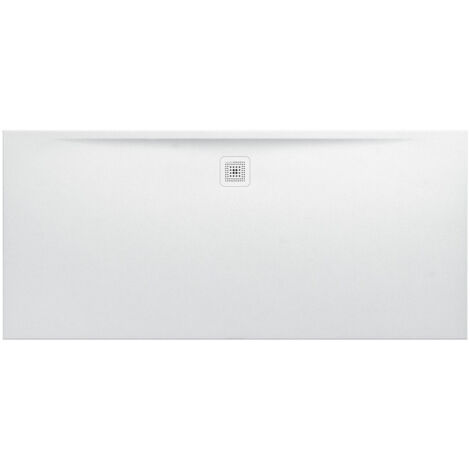 Receveur de douche LAUFEN PRO, rectangulaire, écoulement latéral long 2000 x 900 x 36 mm LAUFEN blanc mat