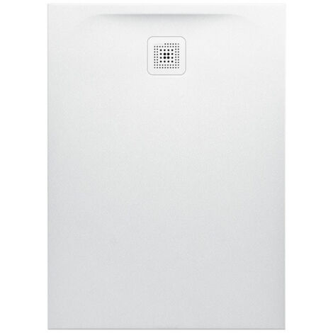 Receveur de douche LAUFEN PRO rectangulaire, écoulement sur le côté court 1100 x 800 x 33 mm blanc mat LAUFEN